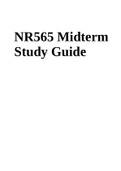 NR565 Midterm Exam Study Guide 2022