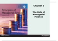 Summary Principles of Managerial Finance( chapter 1), Global Edition, ISBN: 9781292261515  principals of managerial finance (Finc301)