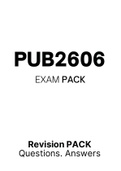 PUB2606 - ExamPACK (2022)