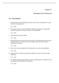 Fundamentals of Human Resource Management, Noe - Exam Preparation Test Bank (Downloadable Doc)