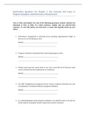 Program Evaluation and Performance Measurment, McDavid - Exam Preparation Test Bank (Downloadable Doc)