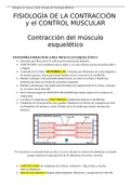 Fisiología de la contracción muscular y el control motor.