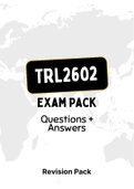 TRL2602 - EXAM PACK (2022)