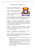 Informe Artículos Importantes Ley de Bomberos Honduras