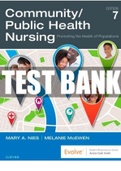 Test Bank for Community Public Health Nursing 7th Edition by Nies