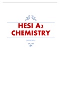  HESI A2 CHEMSTRY QUESTIONS & ANSWERS