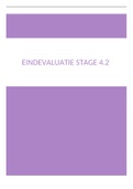Stagewerkplan 4.2! Afstuderen 2e deel stage!