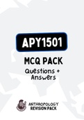 APY1501 (NOtes, ExamPACK and QuestionPACK)
