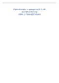 Samenvatting Operationeel management in de dienstverlening, ISBN: 9789043039369, 5e editie