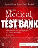 Test bank Lewis's Medical-Surgical Nursing 11th Edition Test Bank by Mariann Harding - Chapter 1-68 | Complete Guide 2022