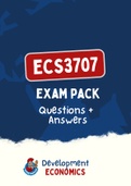 ECS3707 - EXAM PACK (2022)