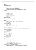 Samenvatting Matrix Algebra (FEB21019)