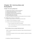 Biology: Chapter 38 Study Guide