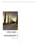 ASSIGMENT 02 - SEMESTER 02 -  CRW 2602  - 2022