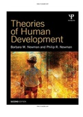 Theories of Human Development 2nd Edition Newman Test Bank ISBN: 978-1848726673 |Complete Guide A+