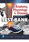 Test Bank for Anatomy, Physiology, & Disease: An Interactive Journey for Health Professionals 3rd Edition by Bruce Colbert, Jeff Ankney, Karen Lee. All Chapters 1-16 (Complete Download). 485 Pages