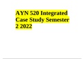 AYN 520 Integrated Case Study Semester 2 2022