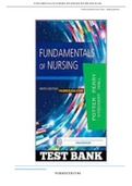 Study Guide for Fundamentals of Nursing 9th Edition Potter Test Bank ISBN: 978-0323396448 ALL CHAPTERS