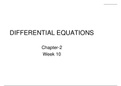chapter 2 non-homogeneous ODEs of differential equation