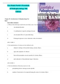 Test Bank Porth's Essentials of Pathophysiology 5th Edition by Tommie L Norris Chapter 1-28 | Complete Guide