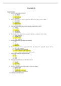 PICAT General Science Test - Questions with 100% Correct Answers (CHEAT SHEET) 2022