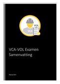 VCA-VOL examen samenvatting 