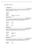 PSYC 2001 Week 1 Test - Question and Answers