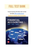 Financial Accounting 10th Edition Libby Test Bank