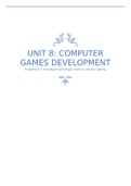 Computer games development Unit-8 Assignment 1