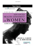 Advanced Health Assessment of Women Clinical Skills and Procedures 4th Edition Carcio Secor Test Bank |Complete Guide A+|Instant download.