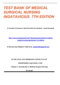 Test Bank of Medical surgical nursing ignatavicius 7th edition