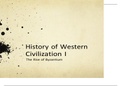 Class notes History Of Western Civilization 1 