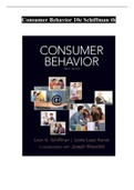 Consumer Behavior 10e Schiffman TestBank Completed Correctly
