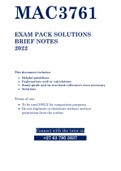 MAC3761 - PAST EXAM QUESTIONS & SOLUTIONS (2022 - 2020)