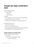 Google ads Apps certification 2022