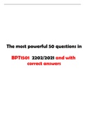The most powerful 50 questions, BPT1501 Portfolio Solutions for 11th of November Exam 2022, bpt1501 assignment1,2,2,3,4,5,6, 7 portfolio pdf, bpt1501 best assignment, (and with correct answers), benefits of bpt1501, bpt1501 previous question papers, bpt15