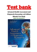 Advanced Health Assessment and Diagnostic Reasoning 3rd Edition Rhoads Test Bank ISBN:9781284105377|Complete Guide A+