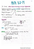 MATH 162 Compiled Notes