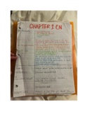 Chapters 1 Cornell Notes