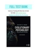 Evolutionary Psychology 6th Edition Buss Test Bank