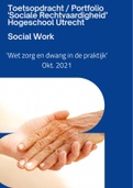 Portfolio sociale rechtvaardigheid Hogeschool Utrecht - nieuwe bronnen en lay-out 2022 - Geslaagd met een 8