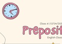 Prepostions Slide | ESL/EFL Class