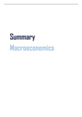 Macroeconomics Summary (Elective) BA3 RSM EUR