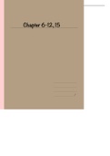 Gunter notes for chapter 6-12 and 15