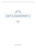 Unit 8 Assignment 2 - Recruitment and Selection BTEC Business (DISTINCTION)
