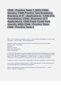 C846 - Practice Tests 1, WGU C846 : Quizzes, C846 Practice Test Questions, Business of IT - Applications - C846 (ITIL Foundation), C846 - Business of IT Applications, C846 Flash Cards from Ucertify, WGU C846 : Practice Tests, C846 - Practice Tests 2