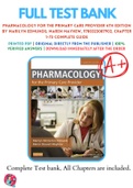 Test Banks For Pharmacology for the Primary Care Provider 4th Edition by Marilyn Edmunds; Maren Mayhew, 9780323087902, Chapter 1-73 Complete Guide