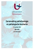 Samenvatting cursus pathofysiologie en pathologische biochemie