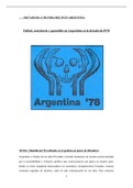 Trabajo de investigacion sobre la dictadura en el Mundial del 78