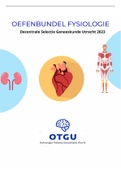 Decentrale Selectie Geneeskunde Utrecht 2023: Mega Oefenbundel (Anatomie & Fysiologie)